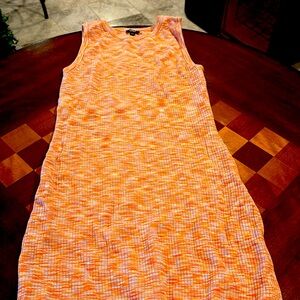 Maxi sleeveless dress multi color size medium Express